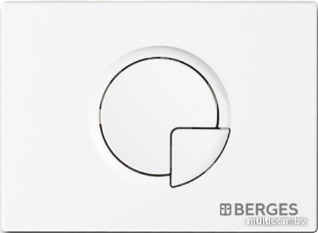 Панель смыва Berges Wasserhaus Novum R4 Soft Touch (белый)