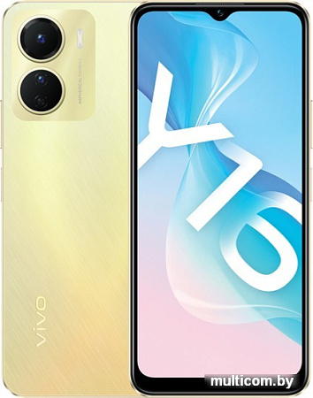 Смартфон Vivo Y16 3GB/32GB (золотое сияние)