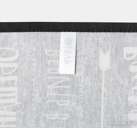 Полотенце Этель Правила дома 4645858 (черный)