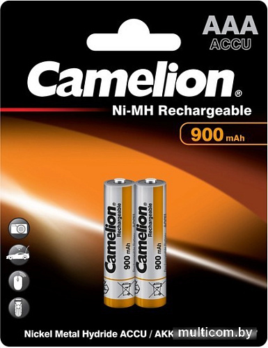Аккумуляторы Camelion NH-AAA 900BP2 2шт