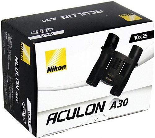 Бинокль Nikon ACULON A30 10x25 (серебристый)