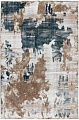 Ковер для жилой комнаты Radjab Carpet Бьянка Прямоугольник D009A 7606RK-B (3x5, Cream Shirink/Blue Fdy)