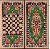 Шашки/нарды РФН Сирия Зеленые rasz60