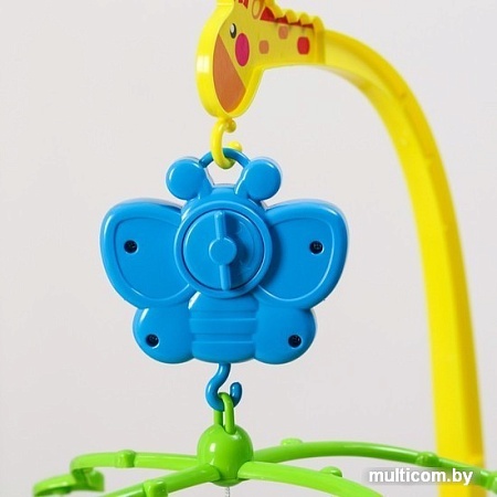 Музыкальная карусель Крошка Я Бабочка Малыш зоо 2912776
