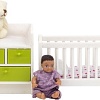 Мебель для кукольного домика Lundby Кровать с пеленальным комодом 60209900