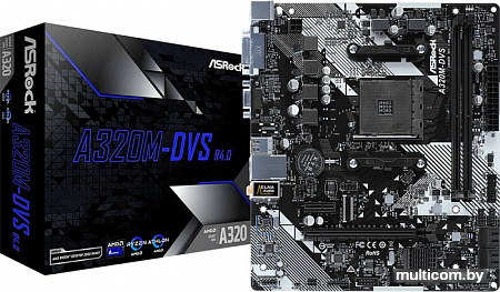 Материнская плата ASRock A320M-DVS R4.0