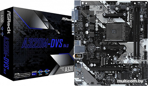Материнская плата ASRock A320M-DVS R4.0