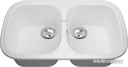 Кухонная мойка Vigro Vigronit VG502 151004 (белый)