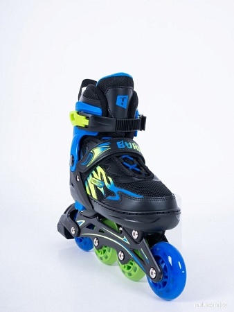 Роликовые коньки Tech Team Burn (р.34-37, синий)