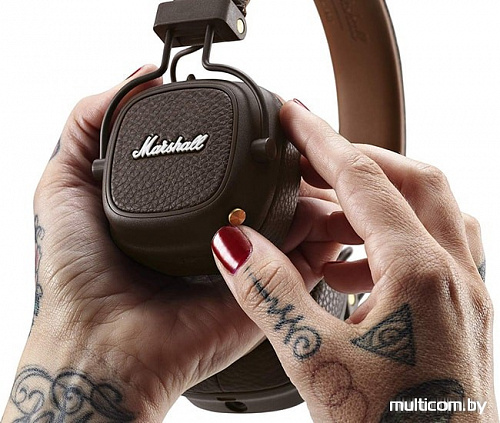 Наушники Marshall Major III Bluetooth (коричневый)