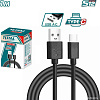 Кабель Total TIUCC01 USB-A - Type-C (1 м, черный)