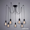Подвесная люстра Arte Lamp Spider A1109SP-7BK