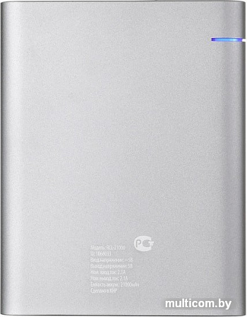 Портативное зарядное устройство Buro RCL-21000 (темно-серый)
