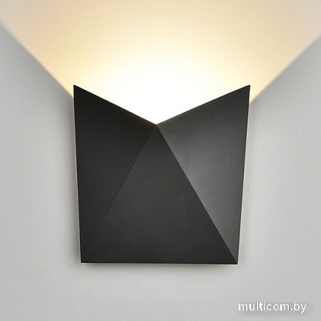 Уличный настенный светильник Elektrostandard 1517 Techno (черный)