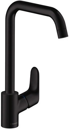 Смеситель Hansgrohe Focus M41 31820670 (черный матовый)