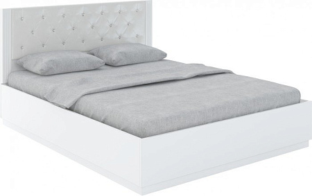 Кровать Rinner Тиффани М26 с ПМ 140x200 (белый текстурный)