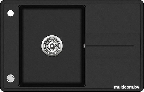 Кухонная мойка Aquasanita Bella SQB101AW (black metallic 601)