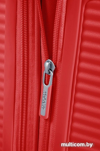 Чемодан-спиннер American Tourister SoundBox Coral Red 77 см