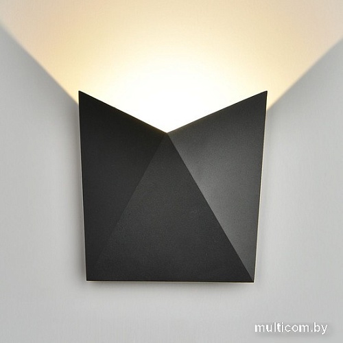 Уличный настенный светильник Elektrostandard 1517 Techno (черный)