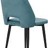 Стул Трия Капри конус Т2 исп.2 (черный муар/велюр бирюзовый)
