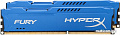 Оперативная память Kingston HyperX Fury Blue 2x4GB KIT DDR3 PC3-12800 (HX316C10FK2/8)