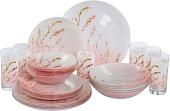 Столовый сервиз Luminarc Simple Trompette Rose V9724 (30пр)