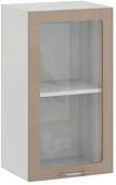 Шкаф навесной Трия Весна 1В4С (кофе с молоком)