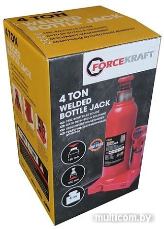 Бутылочный домкрат ForceKraft FK-T91504D 15т