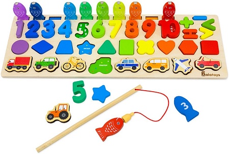 Сортер Alatoys Пазл Магнитная рыбалка ПЗЛ56