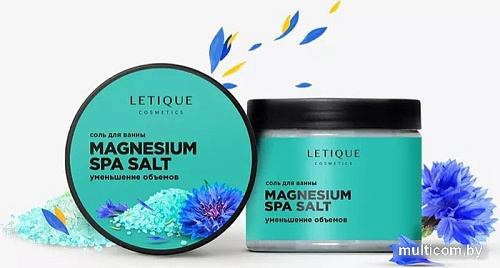 Соль для ванны Letique Cosmetics Magnesium Spa Salt Английская (460 г)