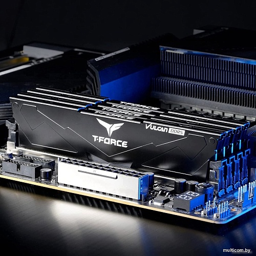 Оперативная память Team T-Force Vulcan 2x32ГБ DDR5 6400 МГц FLBD564G6400HC34EDC01