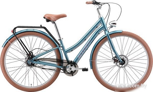 Велосипед Stark Comfort Lady 28 D 14.5 2025 HQ-0017935 (темно-бирюзовый/лавандовый)