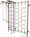Детский спортивный комплекс Пионер С3Л (пурпурный/желтый)