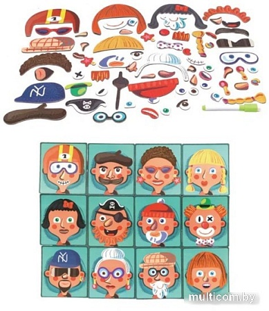 Головоломка Top Goods Забавные лица 969