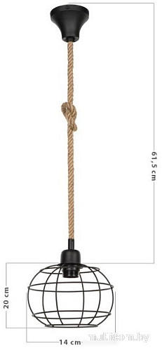 Подвесная люстра Toplight Adella TL1600H-01BK