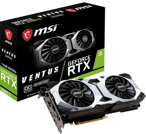 Видеокарта MSI GeForce RTX 2080 Ti Ventus GP OC 11GB GDDR6
