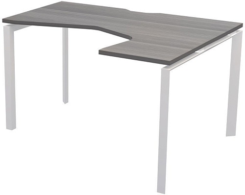 Стол Программа Техно Аргентум-МП НТМП.П-040 правый (лиственница/белый)