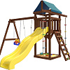 Игровой комплекс National Tree Company с качелями лодочка и качелями 3 в 1 IgroWoods ДП-5 Premium