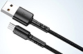 Кабель Vipfan X02 USB Type-A - microUSB (1.8 м, черный)