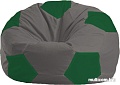Кресло-мешок Flagman Мяч Стандарт М1.1-361 (темно-серый/зеленый)
