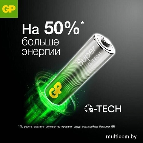 Батарейка GP Super G-Tech LR03/24AA21-2CRSBC2