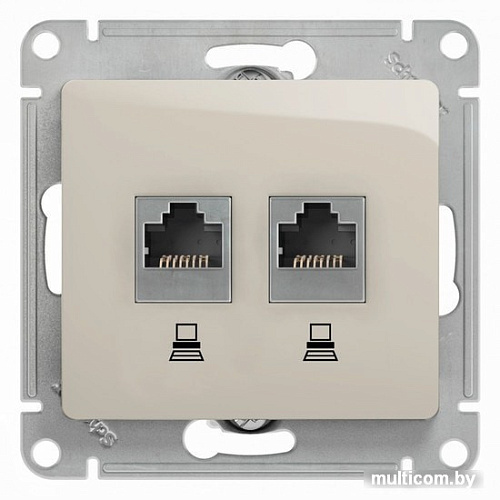 Розетка компьютерная Schneider Electric Glossa GSL000985KK