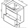 AM.PM Тумба под умывальник Like 65 M80FSX0652WG32 (белый)