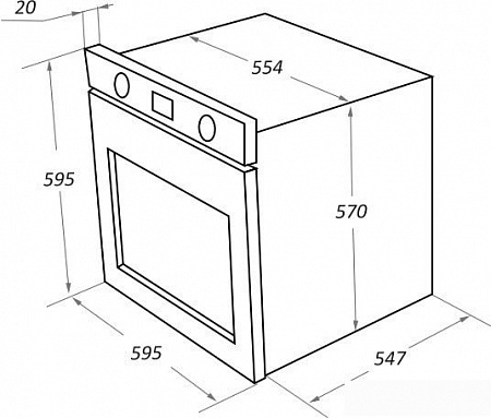 Электрический духовой шкаф MAUNFELD EOEM.769B3