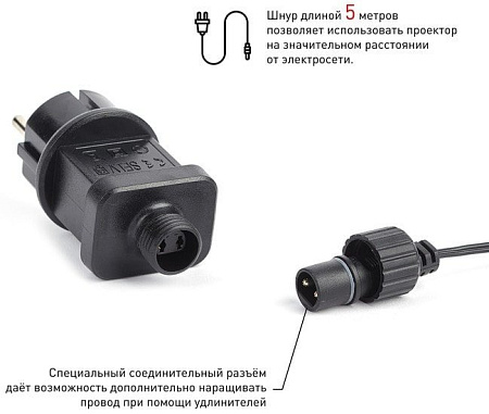 Проектор ЭРА ENIOP-01 Laser Метеоритный дождь