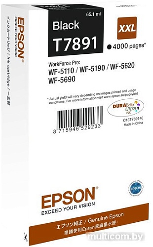 Картридж Epson C13T789140