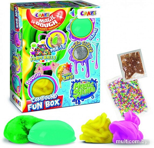 Тесто для лепки Craze Compound Fun Box Смешивание слаймов и теста 39465.B