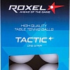 Мяч для настольного тенниса Roxel Tactic (белый, 1 звезда, 6 шт.)