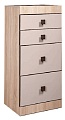 Комод КМК Мебель Лондон 4Я 0467.22 (дуб сонома-капучино)