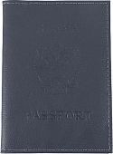 Обложка для паспорта Poshete 604-117LG-NBW (синий)
